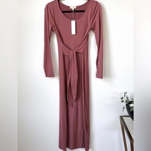 RooLee body con dress NWTS rose women's size small